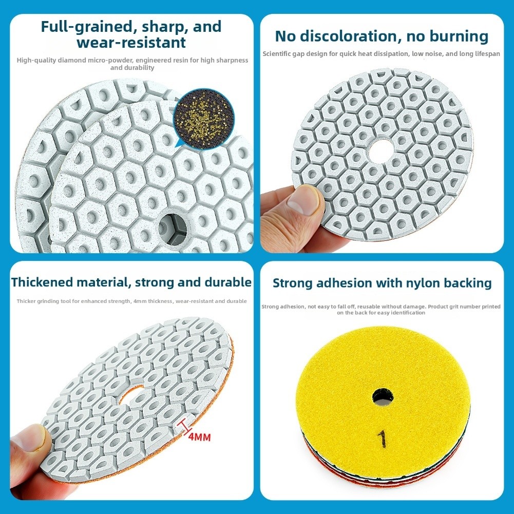 For Angle Grinders Grinding Discs Resin Nylon Backing Diamond Resin Blend