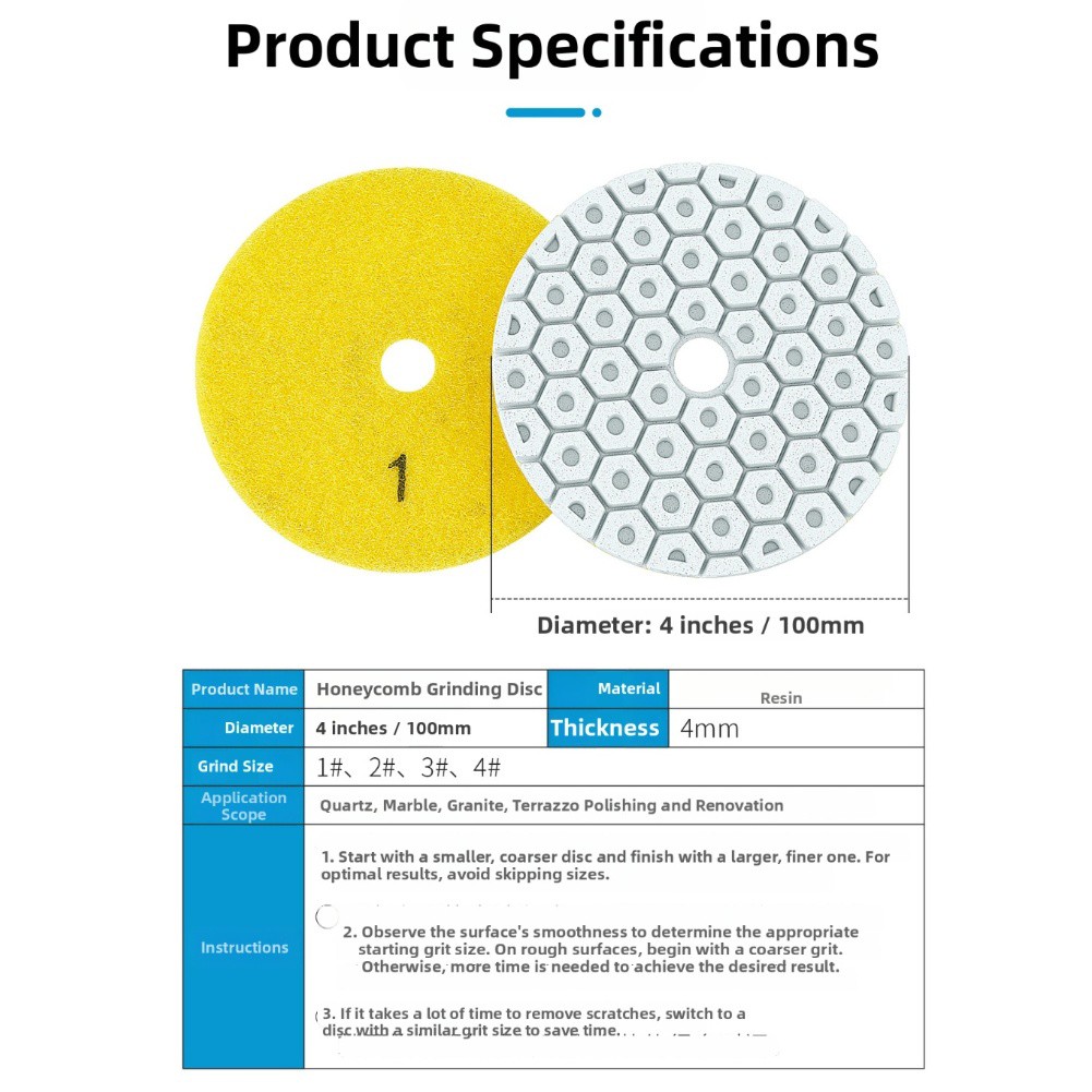 For Angle Grinders Grinding Discs Resin Nylon Backing Diamond Resin Blend