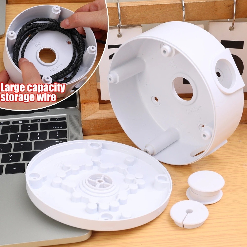 4Pcs ABS Waterproof Camera Junction Boxes for Outdoor Dome Camera Protection