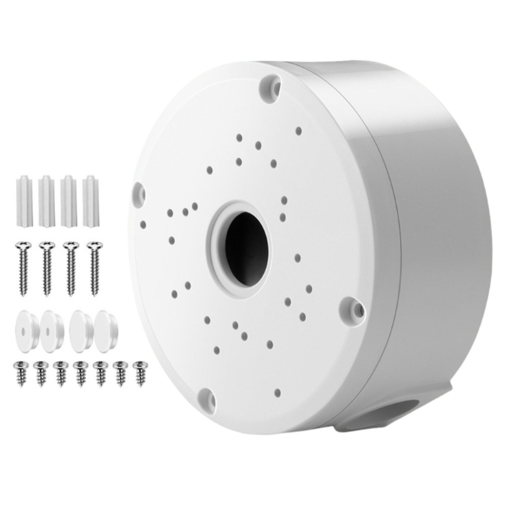 Waterproof Camera Junction Box 4 Pieces ABS Hemispherical Mounting Box