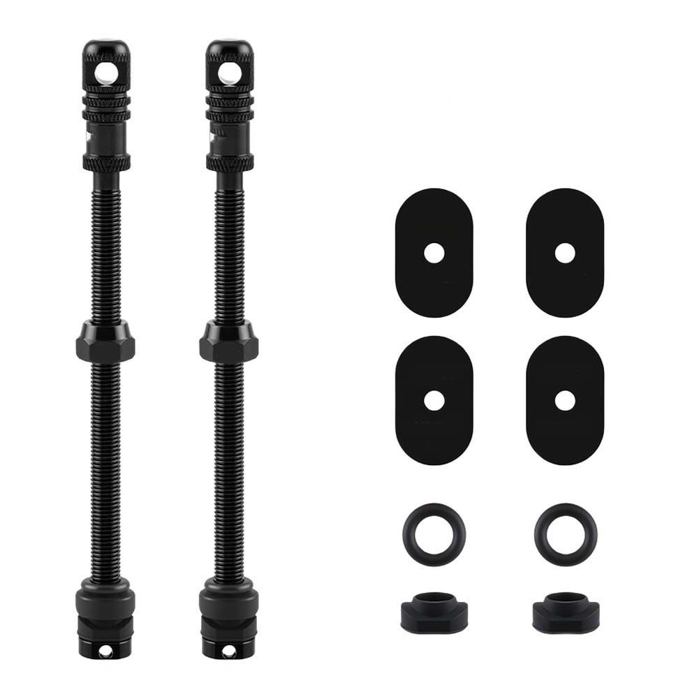 Bike Valve Extender For High-profile Wheelsets Includes Valve Cap