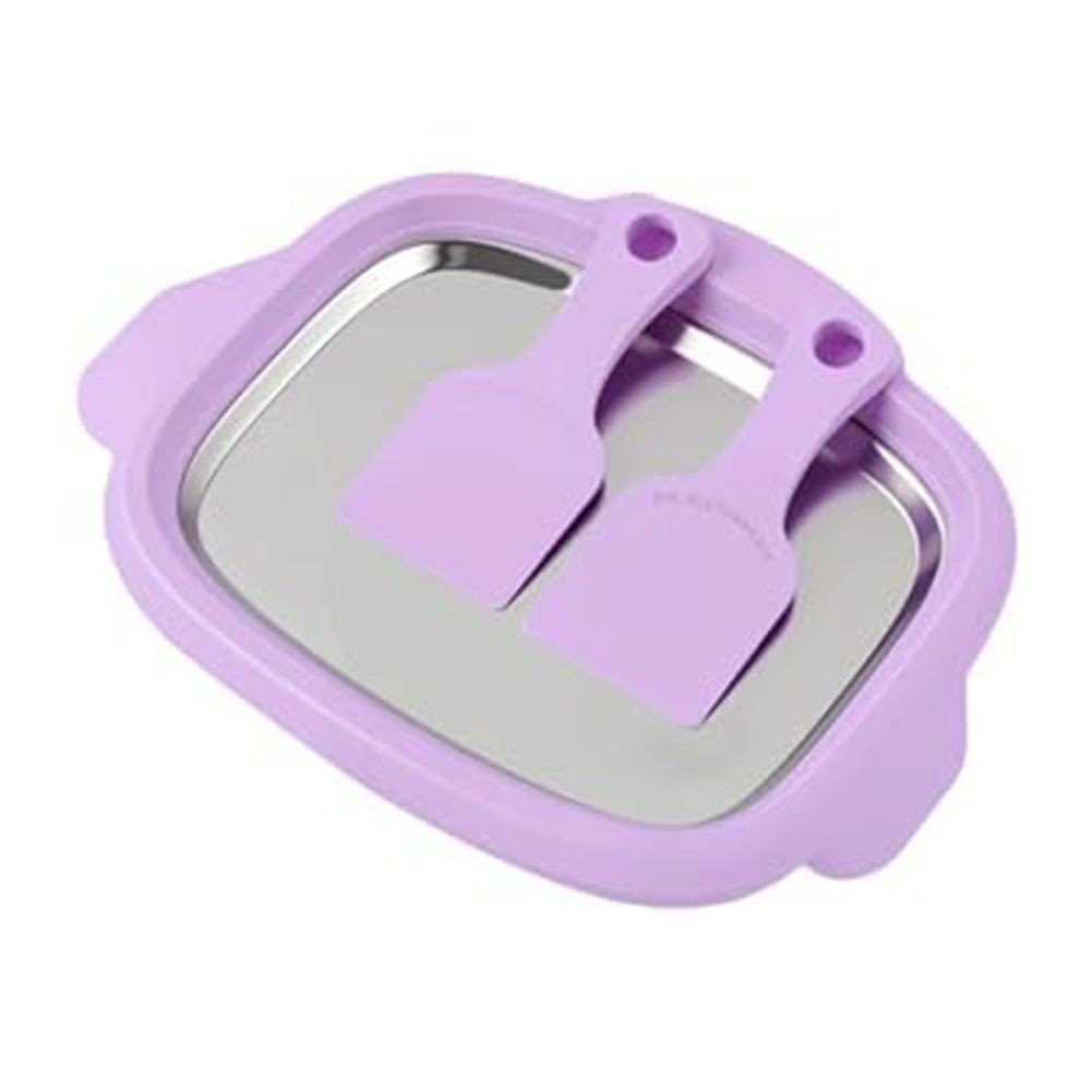 Complete Rolled Ice Cream Maker Kit for Family Fun at Home Kitchen Use