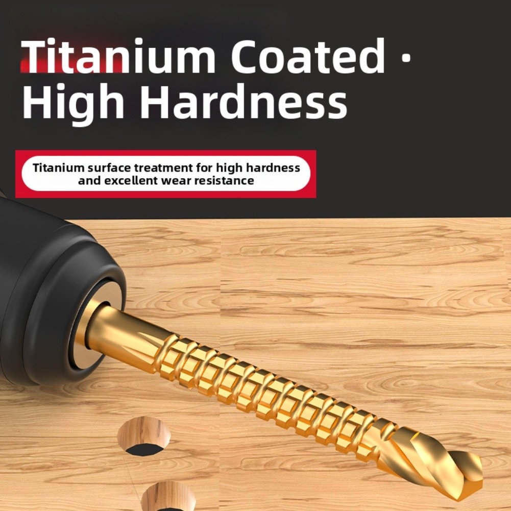 3in1 Drill Bit with Precision Cutting Drilling and Grooving for Woodwork