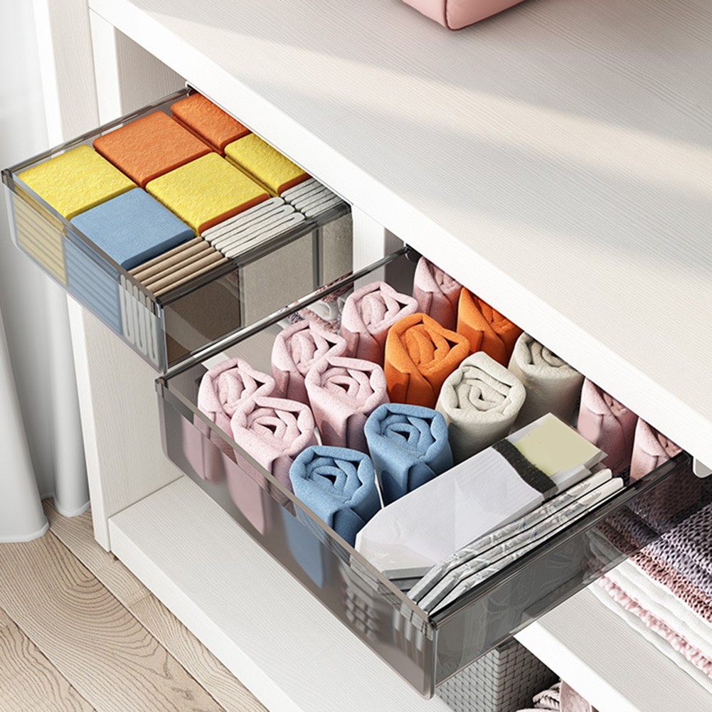 Under Desk Drawer Organizer with Two Installation Methods for Stability