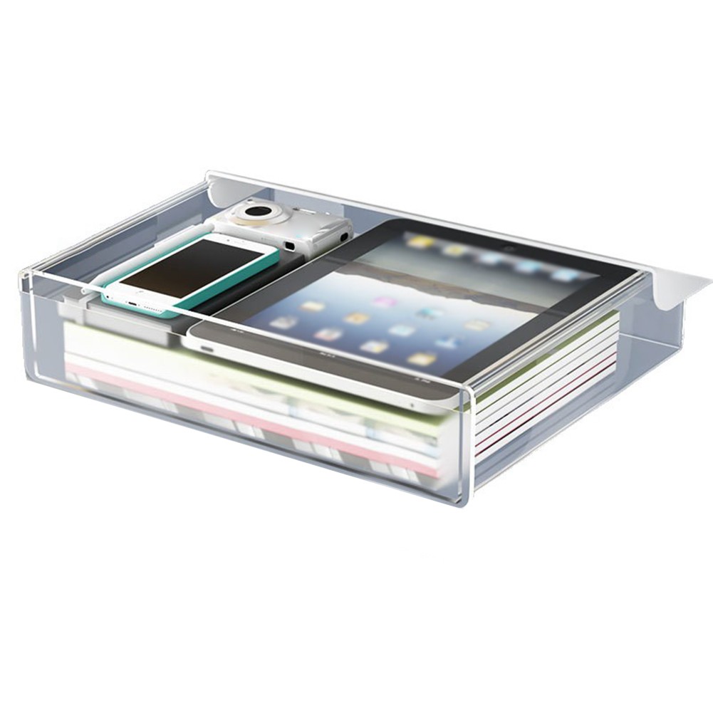 Under Desk Drawer Organizer with Two Installation Methods for Stability