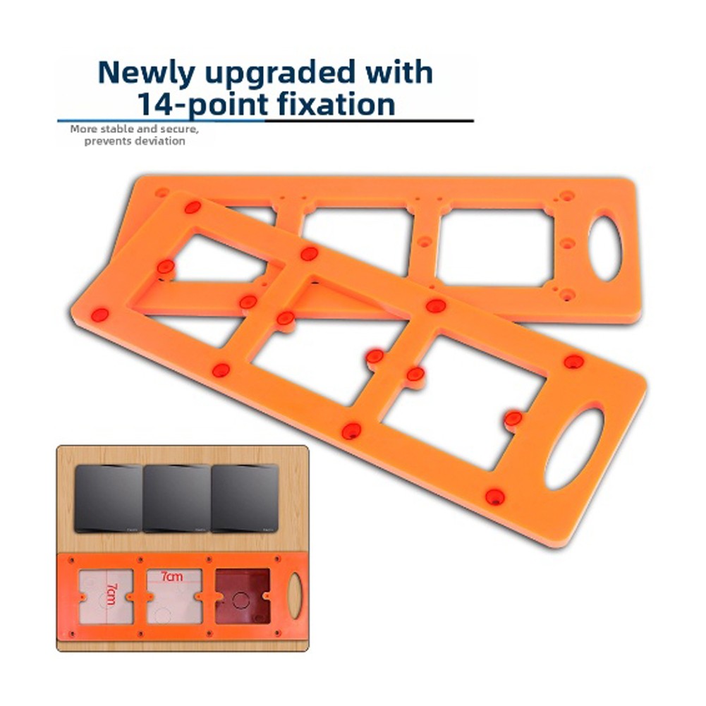 Wood Board Grooving Template Designed for Construction and DIY Applications