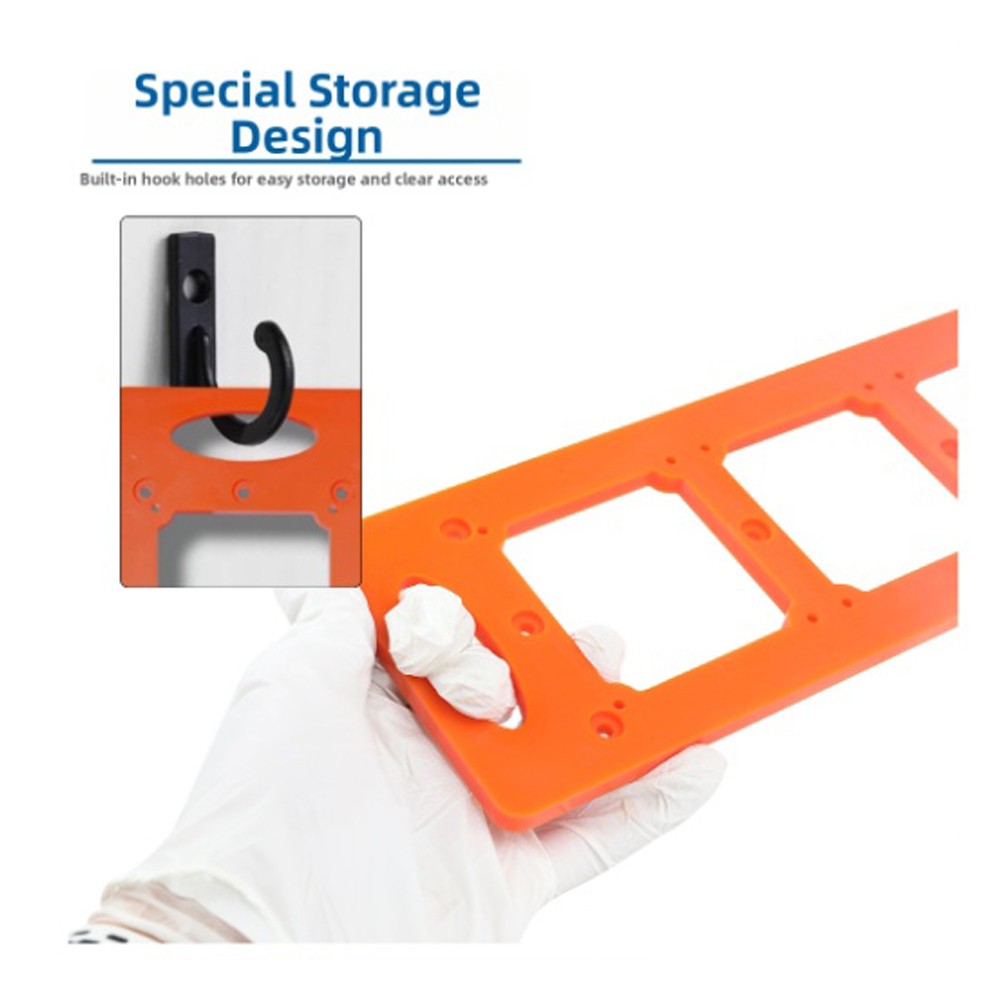 Wood Board Grooving Template Designed for Construction and DIY Applications