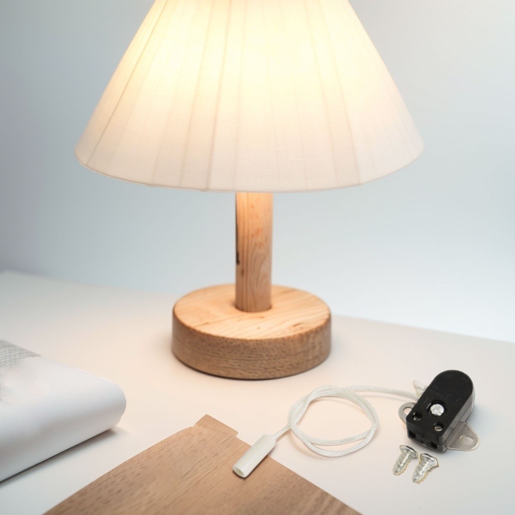 Wall Light Pull Switch with Rotating Pull Cord for Simple Light Control