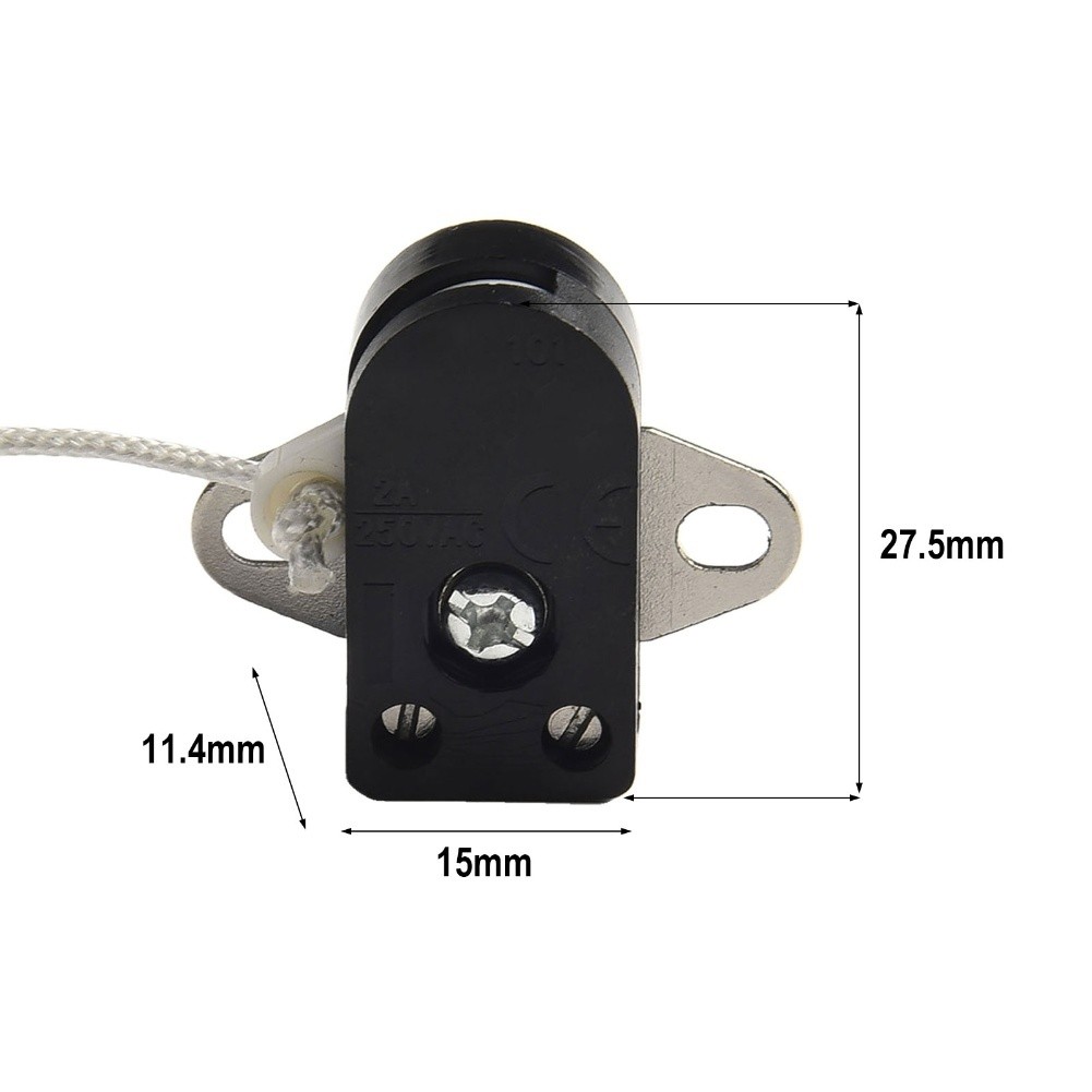 Wall Light Pull Switch with Rotating Pull Cord for Simple Light Control
