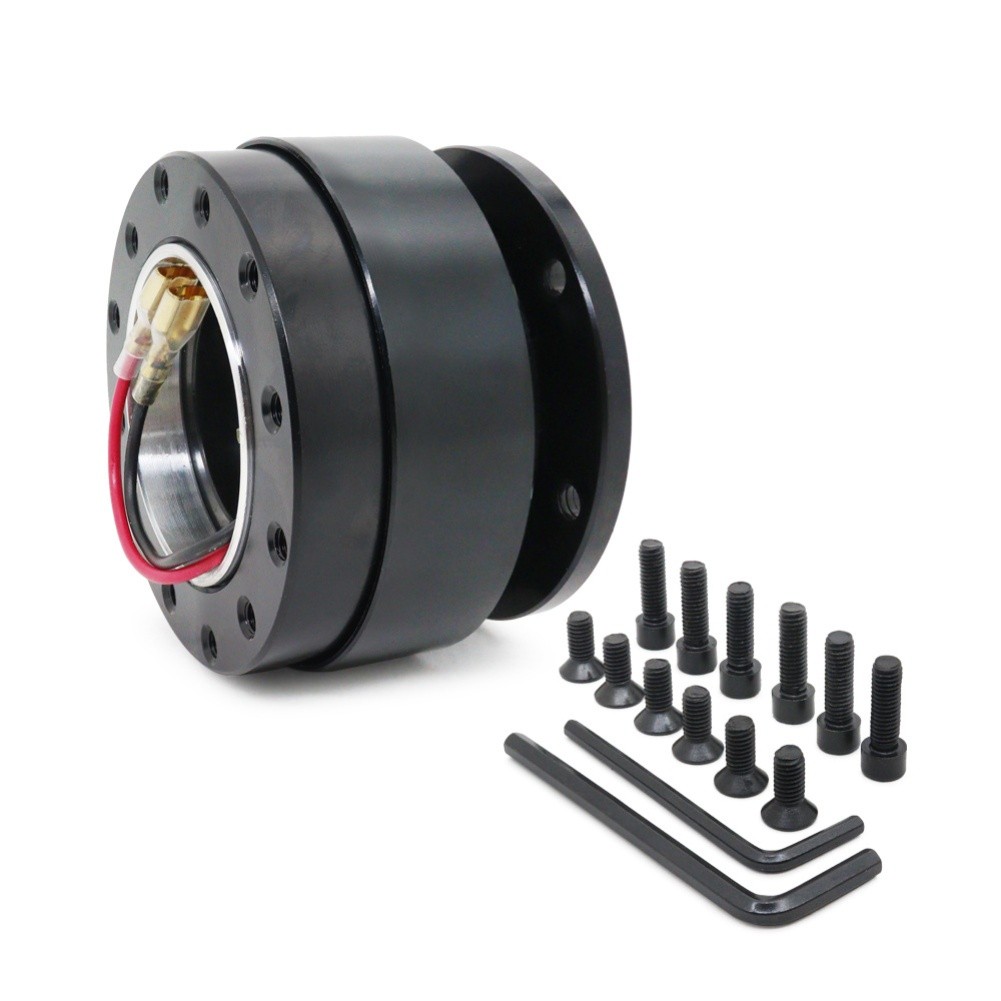 Steering Wheel Quick Release Hub Adapter Kit with Electroplated Finish