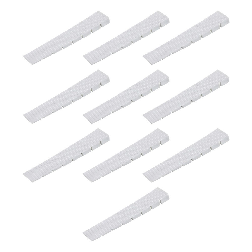 Furniture Leveler Pads Plastic 10PCS Flexible Trapezoidal for Wardrobe Door Use