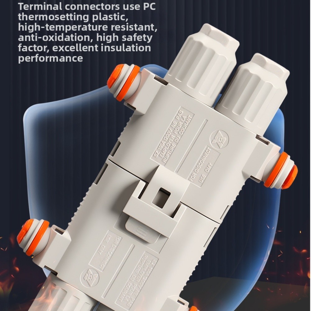 100A Rated Current Waterproof Connector for Car Air Conditioning Systems