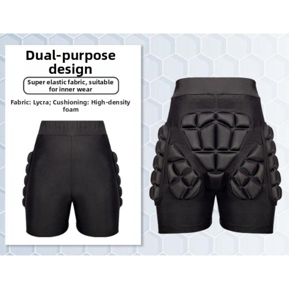 EVA Padding Shorts Ski Hip Protector Skiing Hip Thigh Tailbone Protection