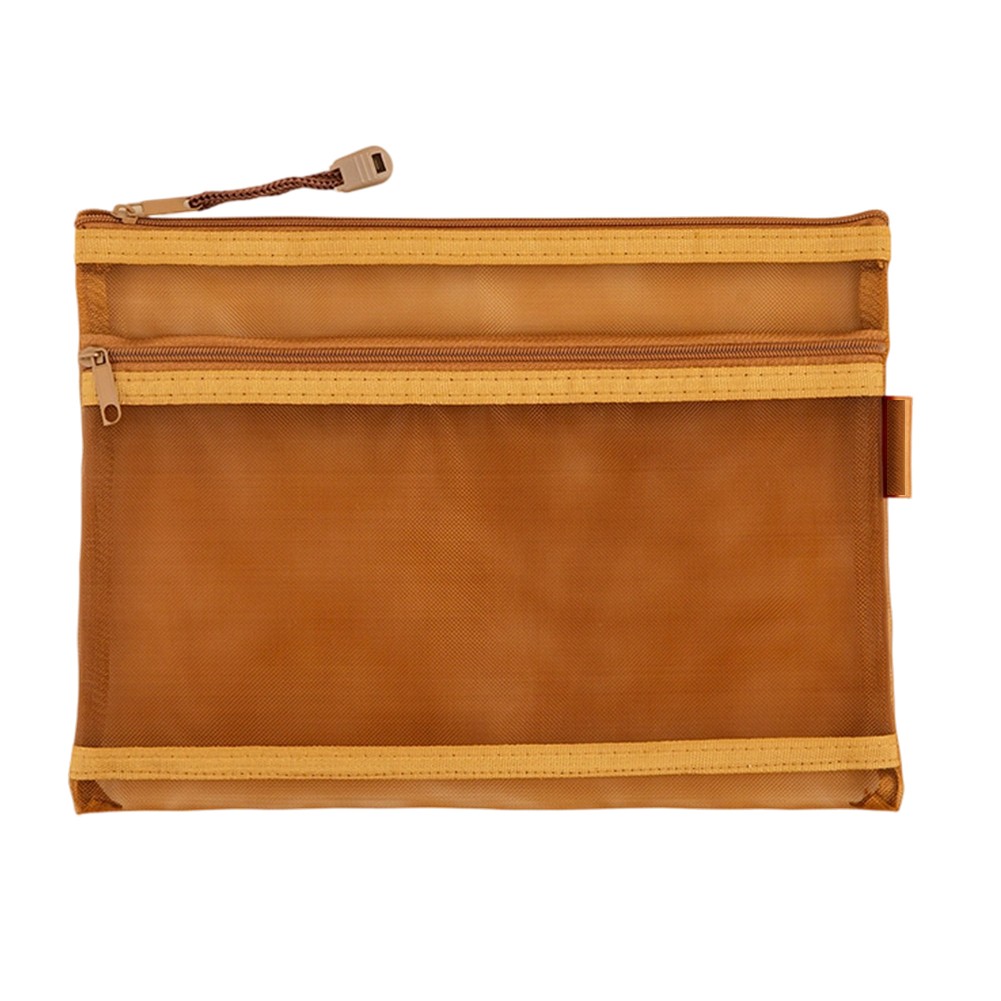 Double Deck Mesh Cosmetic Bag for Daily Use or Travel 24cm by 18cm Size