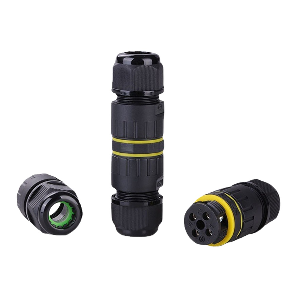 3 Pin IP68 Outdoor Waterproof Connector for Lighting and Electrical Lines