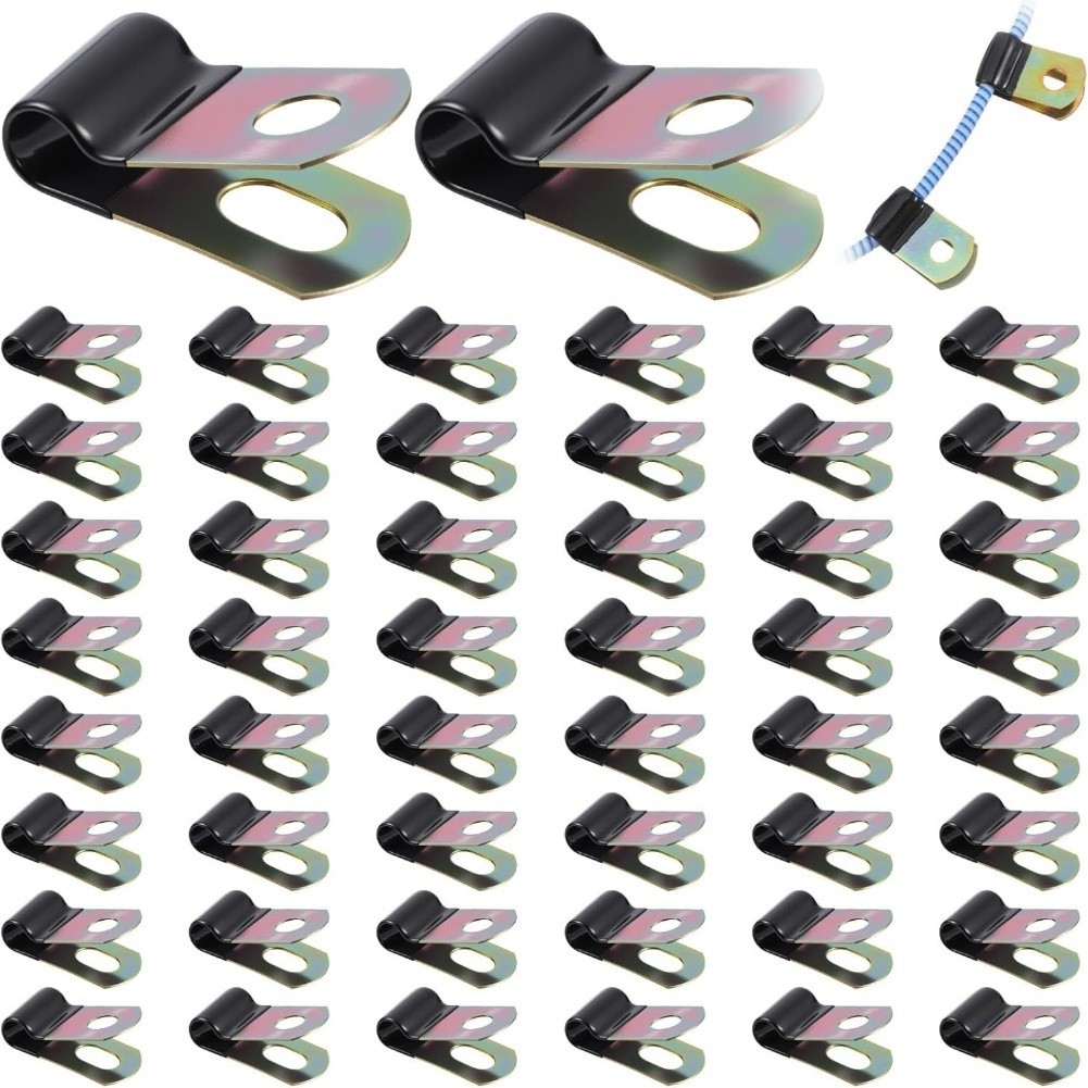 1/4 Inch Cable Clamp with Strong Hold Rubber Coating for Fixed Position