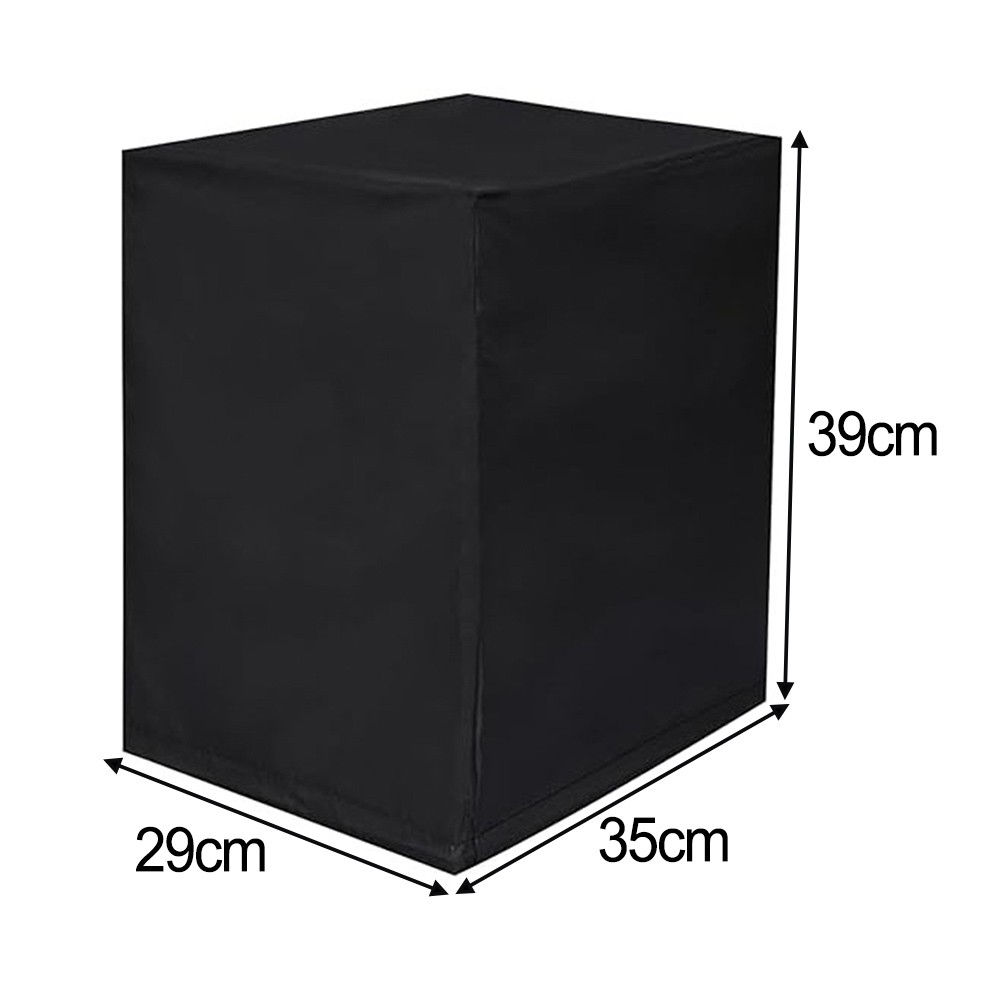 Home Appliance Dehumidifier Cover for Storage Waterproof Dust Cover Black 210D