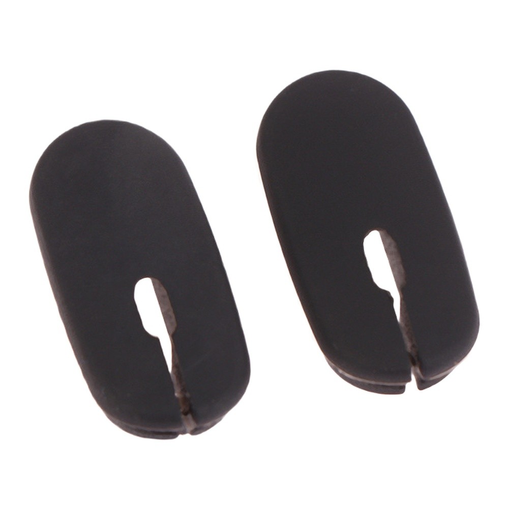 2pcs Bicycle Cable Stopper Oval Hole Rubber Flexible Weather Resistant