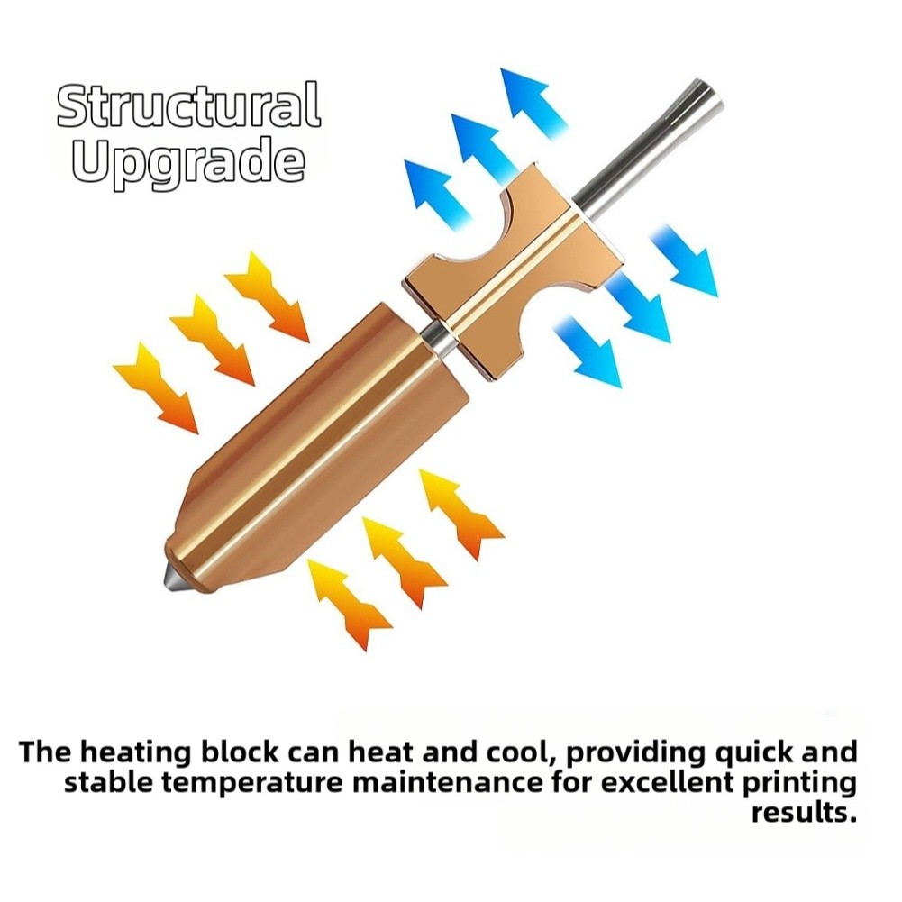 For Flashforge AD5X Nozzle Component Leak Resistant Steel High Temperature