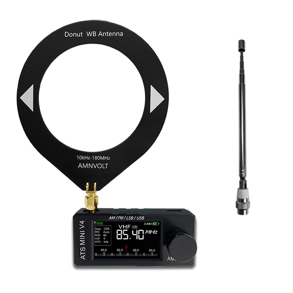 Portable Shortwave for FM AM LSB USB For Travel Listening Built-in Headphone
