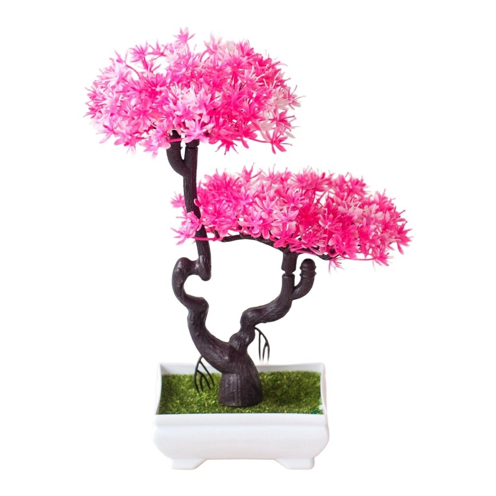 Decorative For Mini Potted Pine Tree for Office Home Tabletop Greenery
