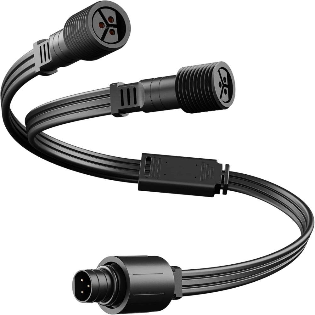 For EUFY Permanent Outdoor Lights E22 Outdoor Y-splitter E22 Connector