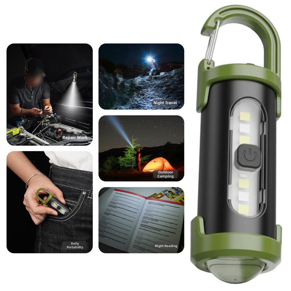 Lightweight Keychain Flashlight with Bright LED for Portable Illumination