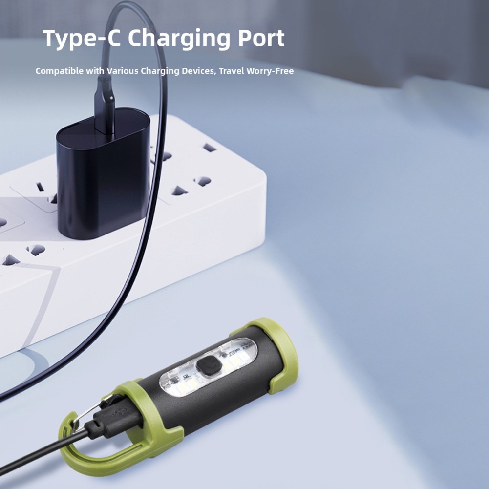 Lightweight Keychain Flashlight with Bright LED for Portable Illumination