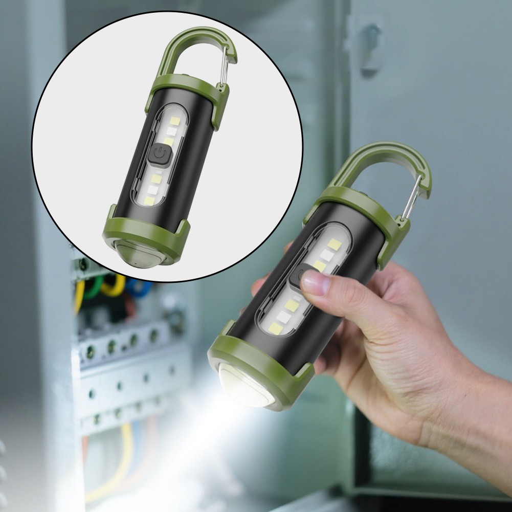 Lightweight Keychain Flashlight with Bright LED for Portable Illumination