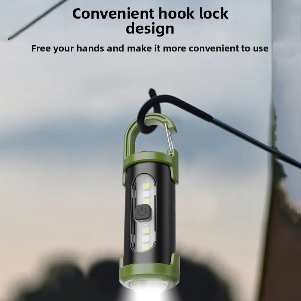 Lightweight Keychain Flashlight with Bright LED for Portable Illumination