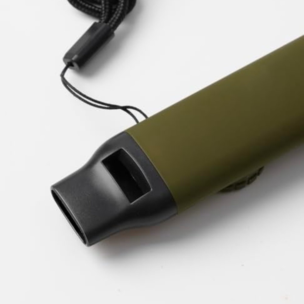 Hiking Navigation Tool Built-in Whistle LED Navigation Light Thermometer