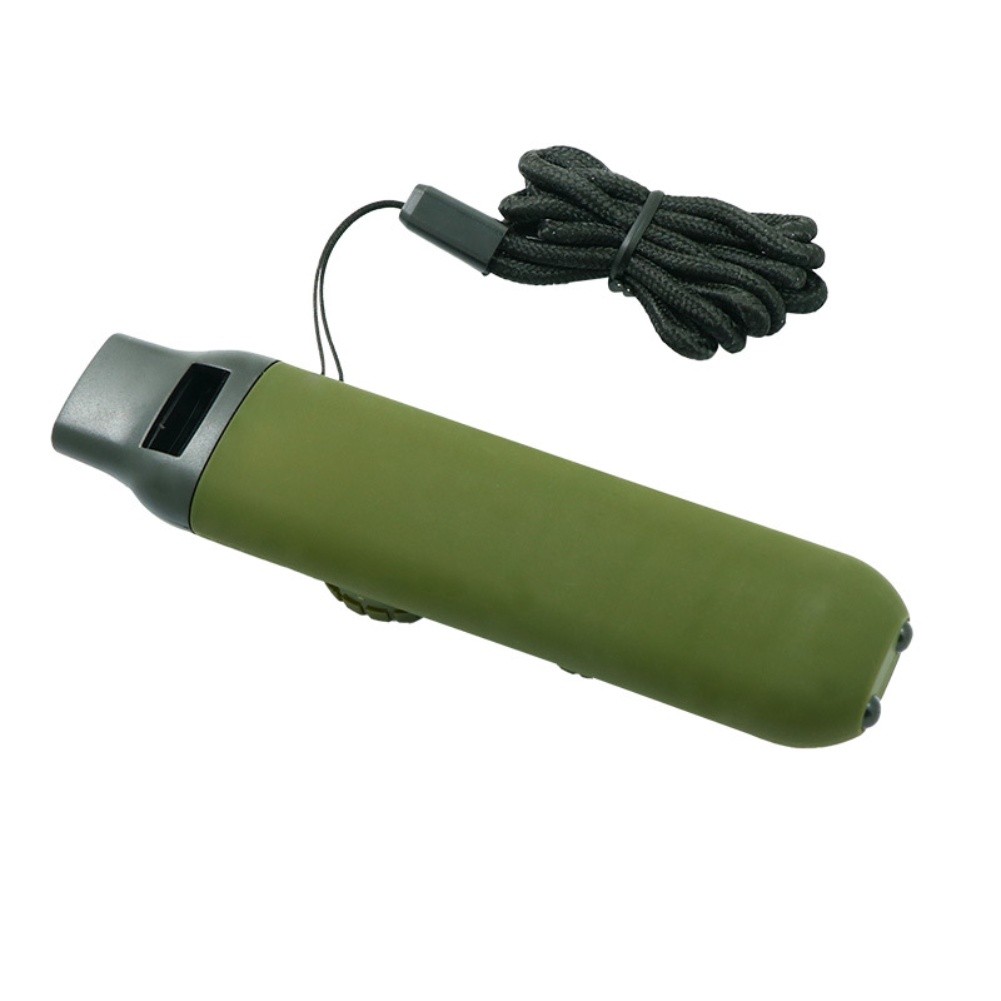 Hiking Navigation Tool Built-in Whistle LED Navigation Light Thermometer