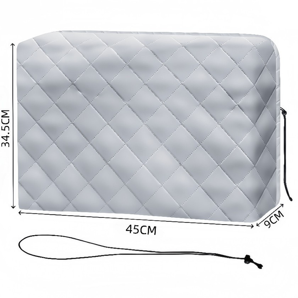 Window AC Cover Polyester Cotton Double Fabric Dust Barrier Easy To Fold