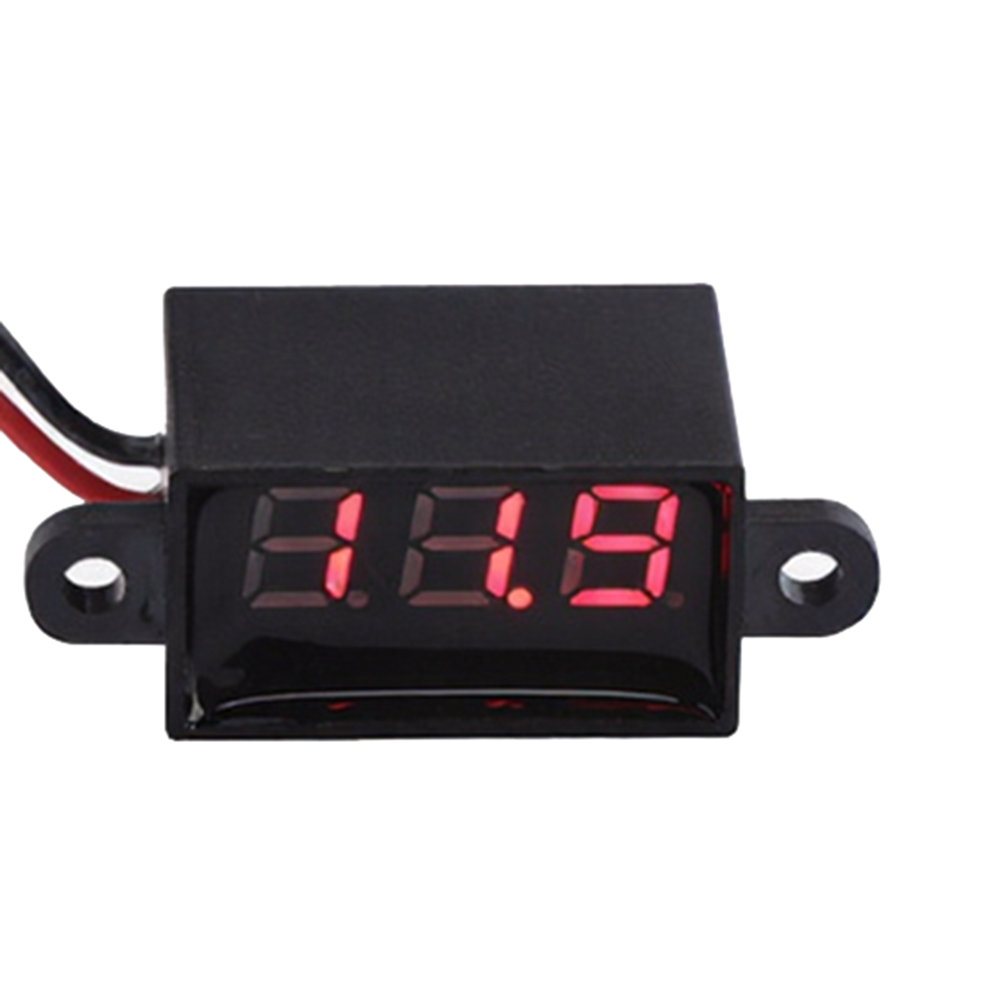 Small Panel Voltmeter For mini Two Wire Waterproof Digital DC 3 30V For Marine