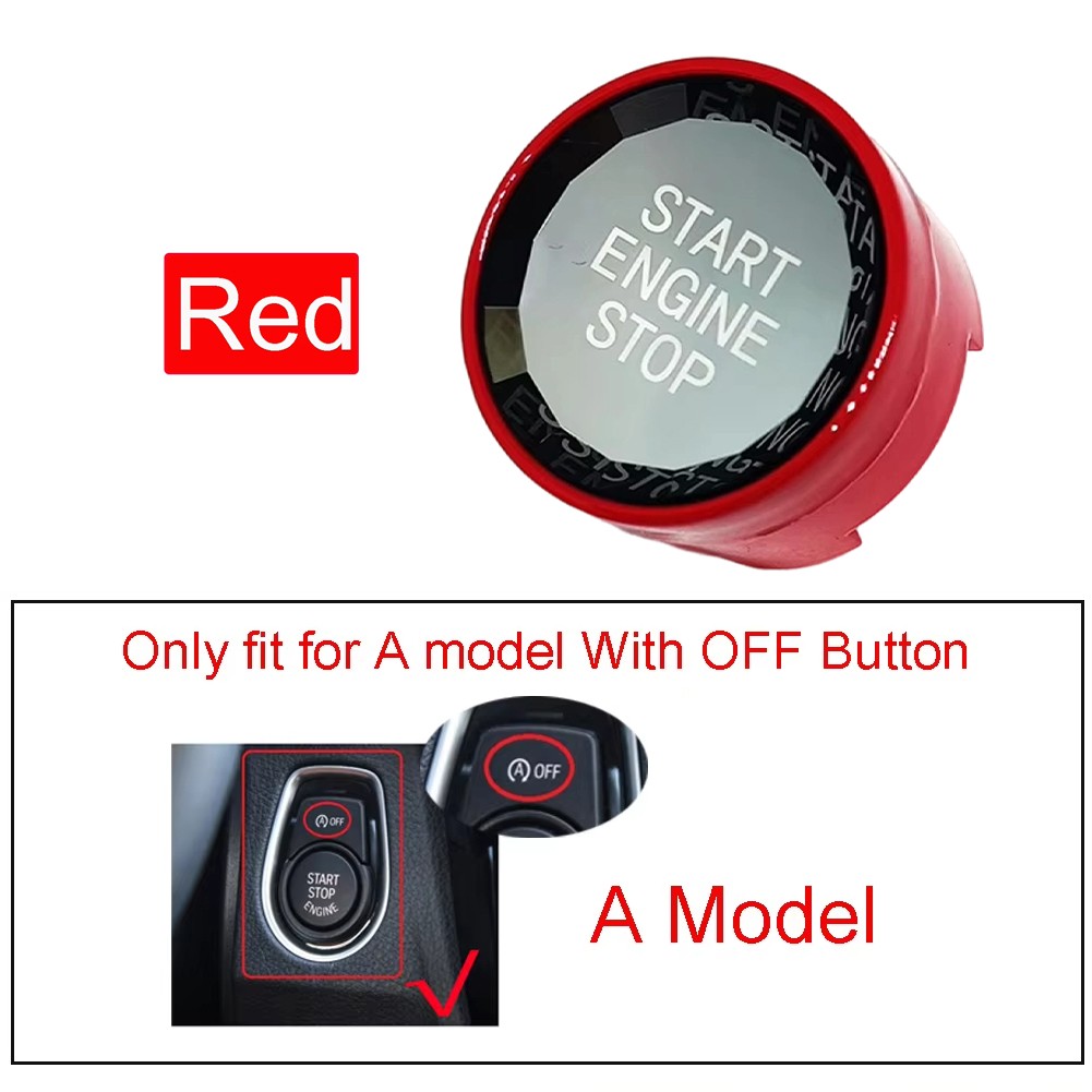Black Silver Engine Button for BMW 4 Series 5 Series 6 Series 2014 2016