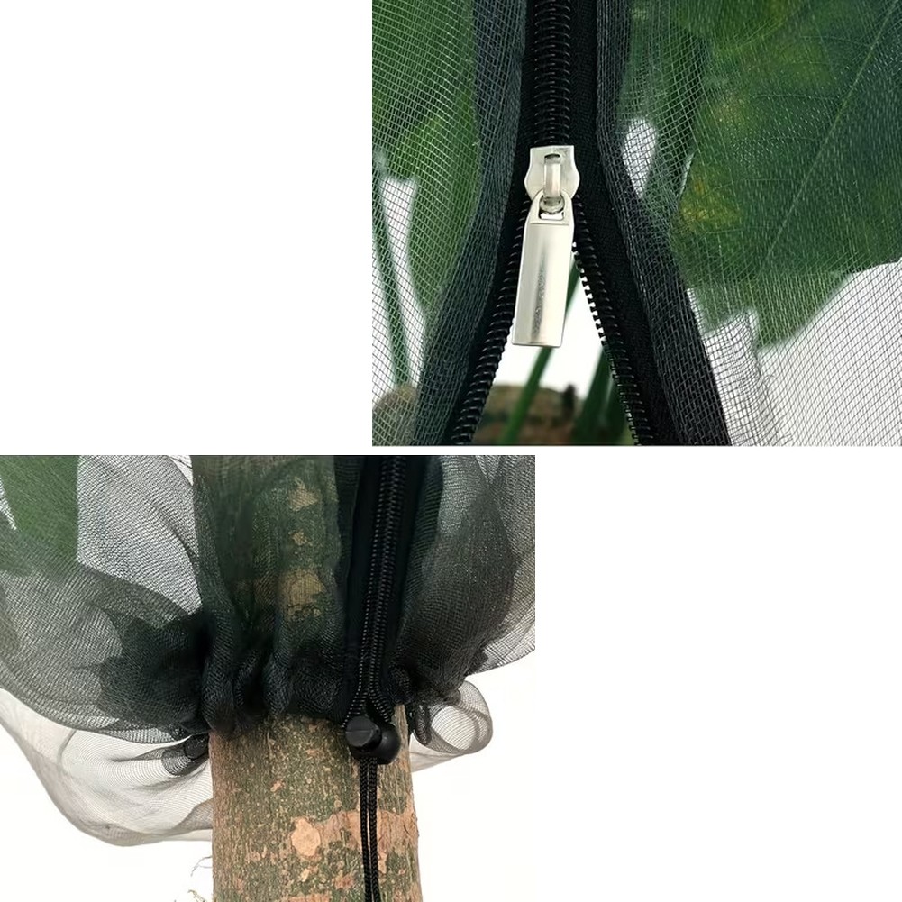 High Durability Fruit Tree Netting with Easy Open Zipper and Drawstring