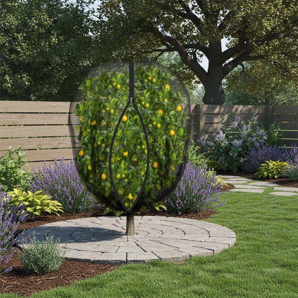 High Durability Fruit Tree Netting with Easy Open Zipper and Drawstring