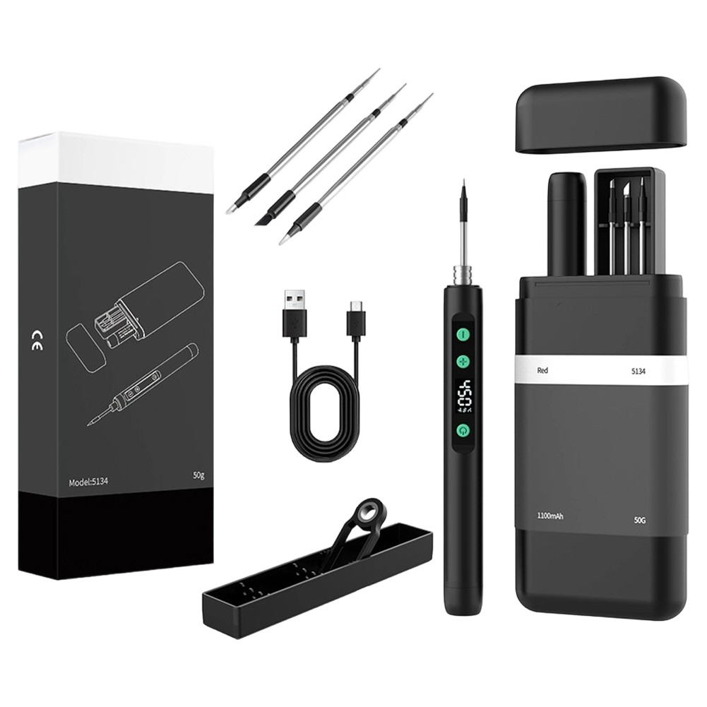 Electronic Repair Soldering Iron with Precision Control and Portability