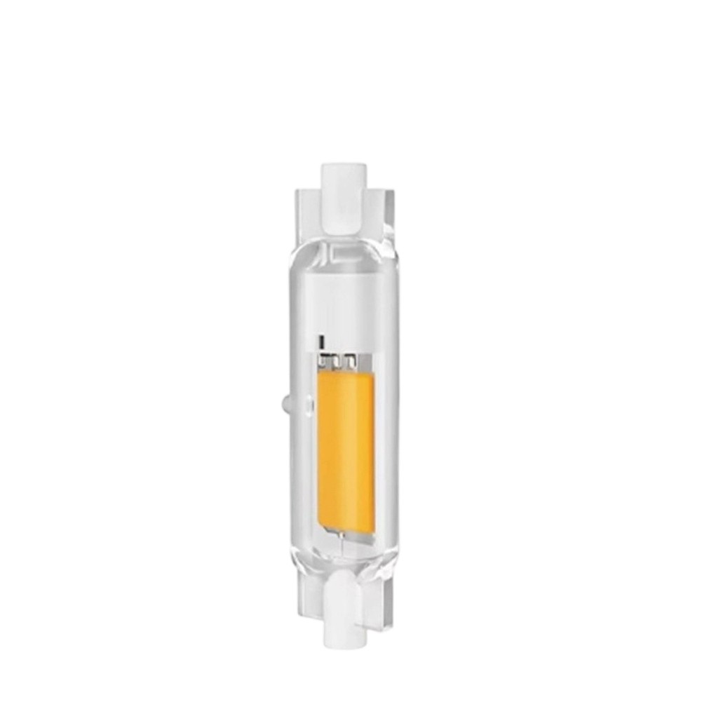 R7S LED Bulb Dimmable 5/10 W for Halogen Fixtures Indoor Outdoor Use Glass