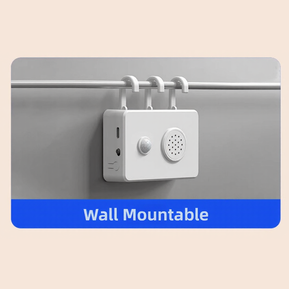 Entry Detection Alarm with Customizable Voice Message for Retail Space