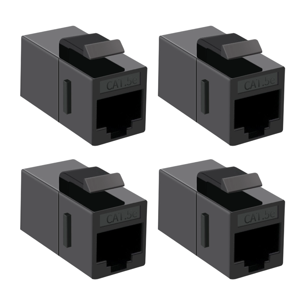 4 Pack For RJ45 Network Module for Ethernet Cable Connection Patch Panel Use