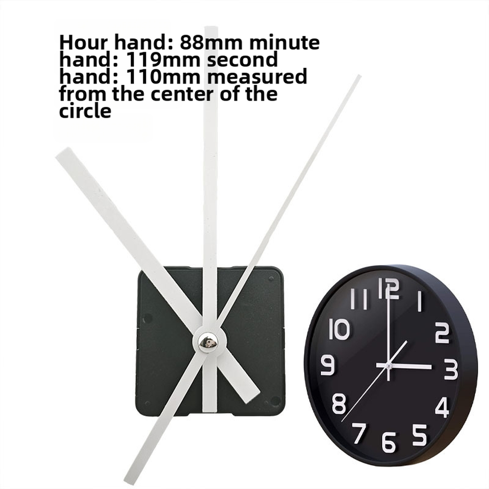DIY Clock Movement Kit Battery Operated Silent Quartz for Home Office Use