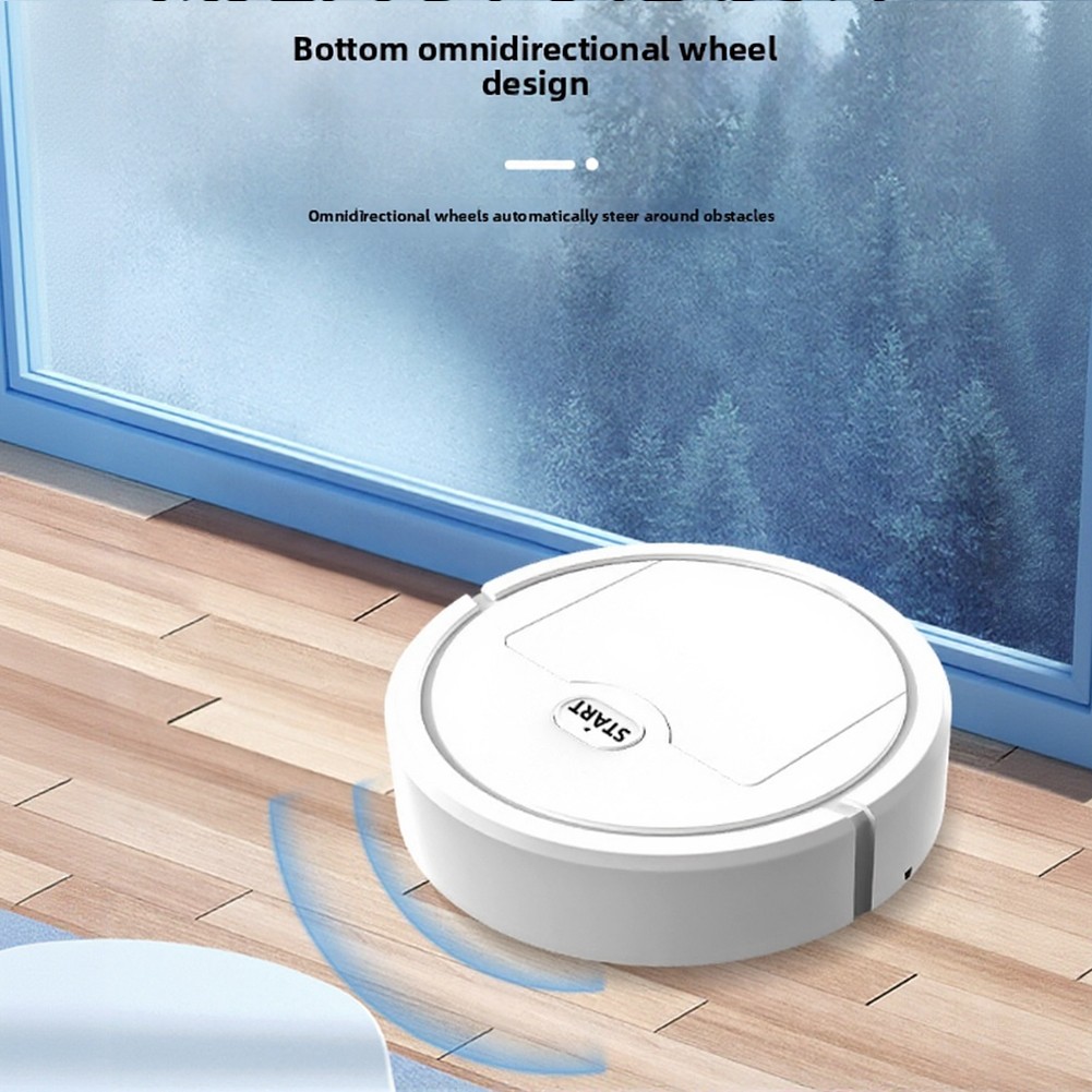 Smart Robot Vacuum with Obstacle Detection Sweeping Vacuuming and Mopping