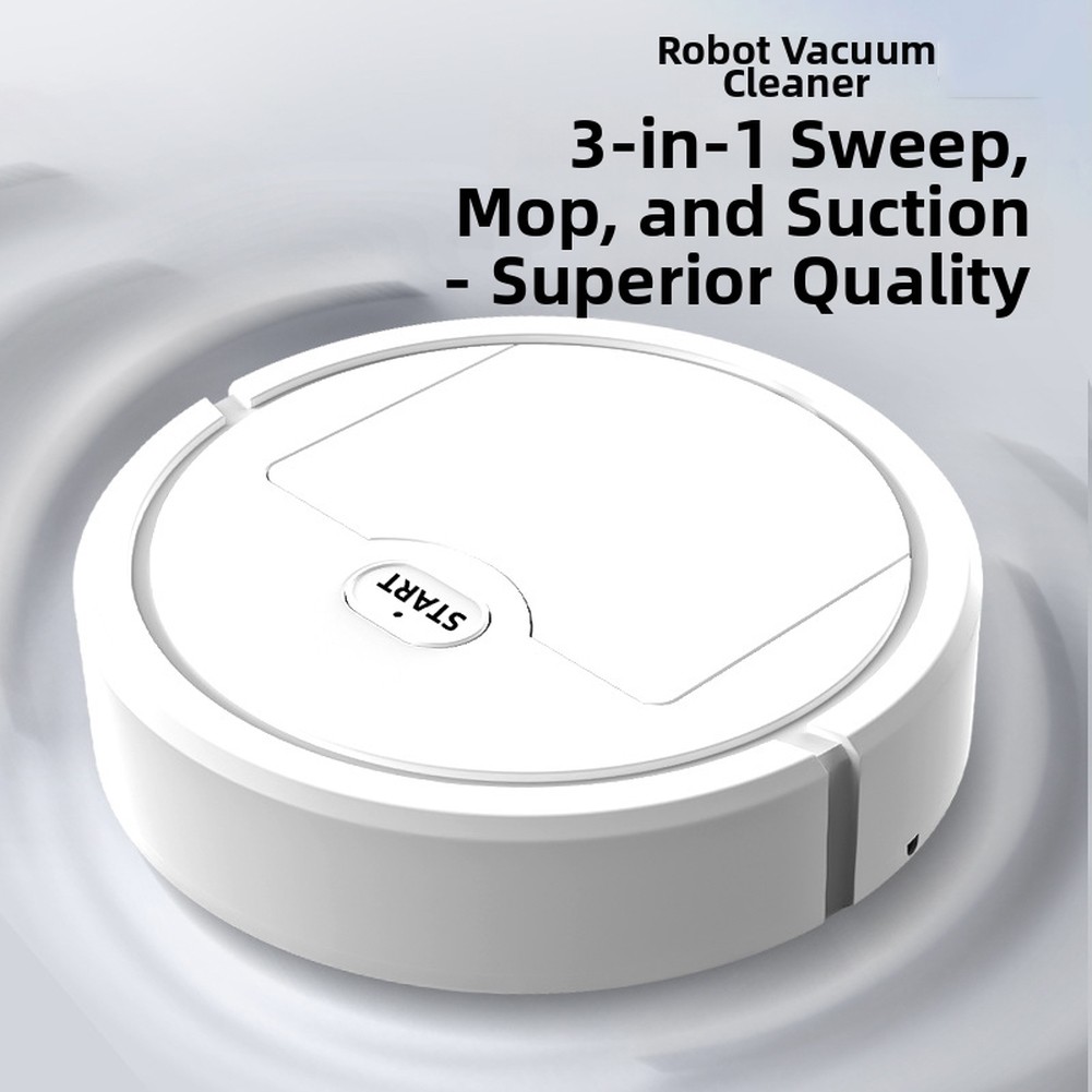 Smart Robot Vacuum with Obstacle Detection Sweeping Vacuuming and Mopping