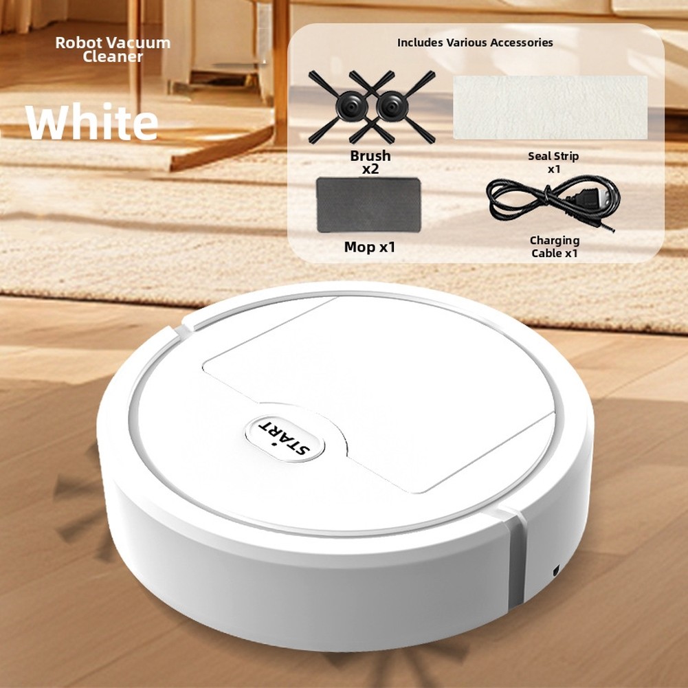 Smart Robot Vacuum with Obstacle Detection Sweeping Vacuuming and Mopping