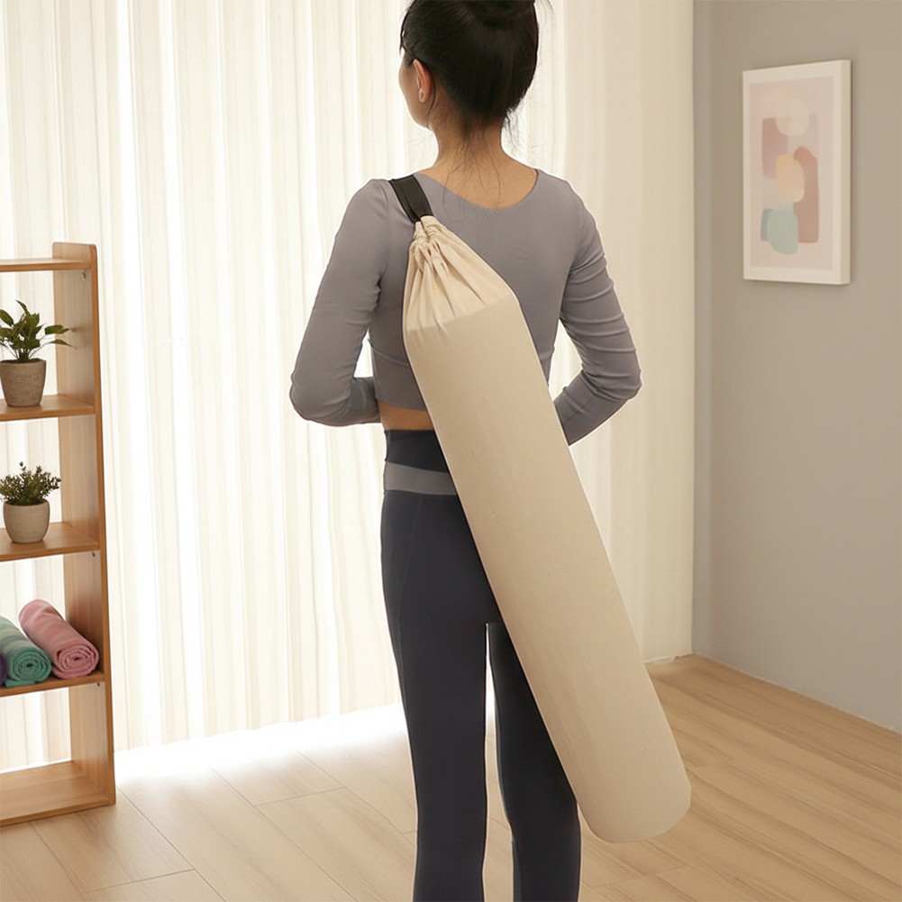 Yoga Mat Carrier Backpack Featuring Reinforced Stitching and Breathable Fabric