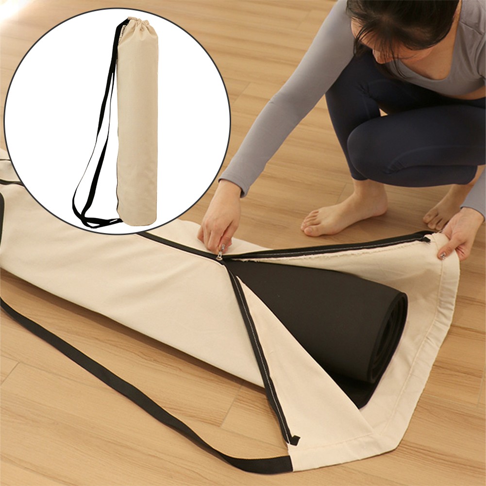 Yoga Mat Carrier Backpack Featuring Reinforced Stitching and Breathable Fabric