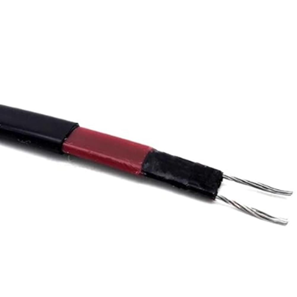 5m Silicone Rubber Self-Regulating Heating Cable 12V for Outdoor Safety