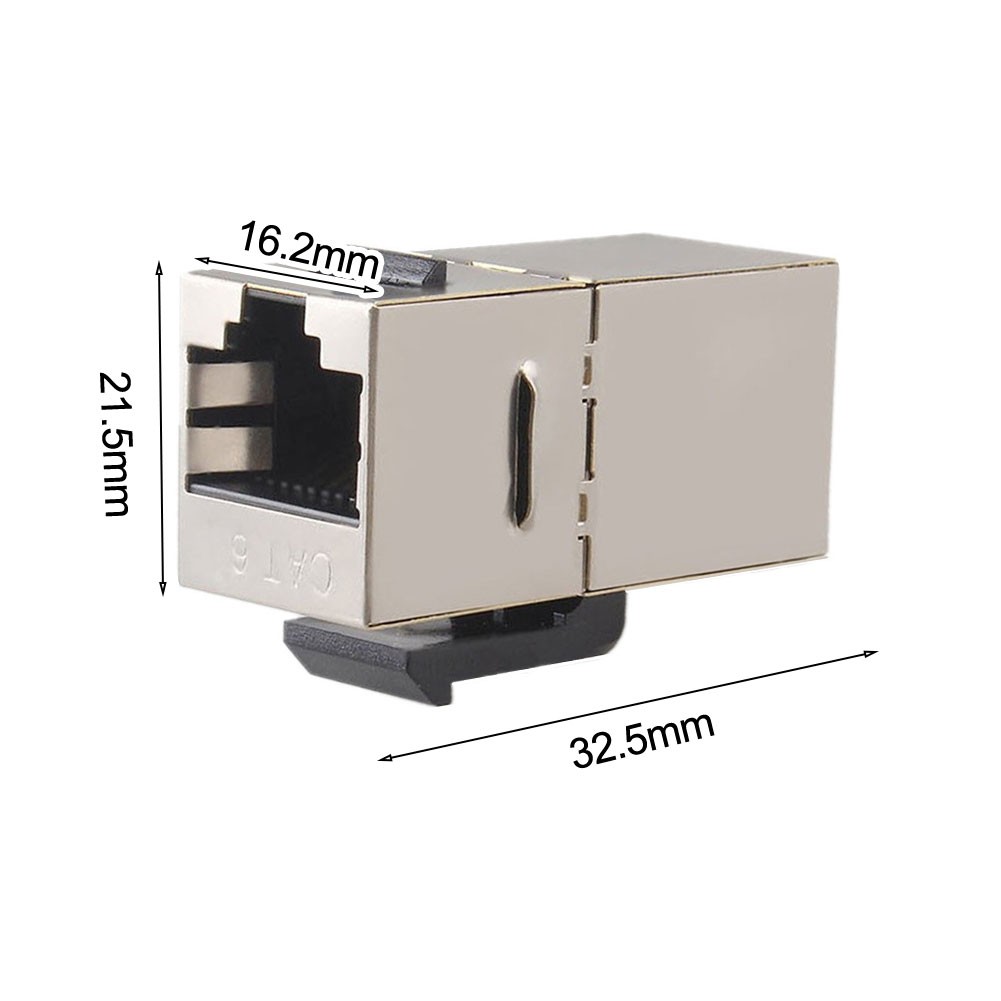 4pcs Stainless Steel CAT6A Shielding Module for Ethernet Installations