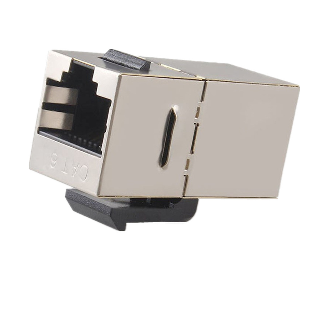 4pcs Stainless Steel CAT6A Shielding Module for Ethernet Installations